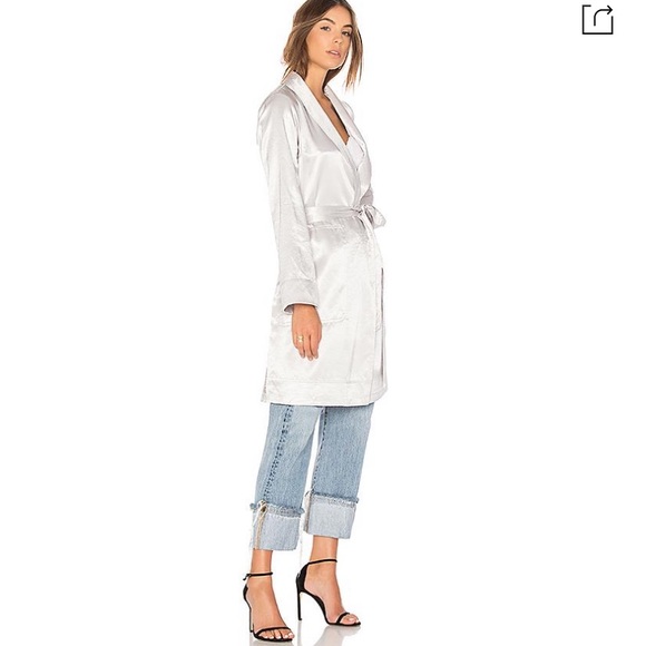 Line & dot reue silver coat jacket - Picture 2 of 8